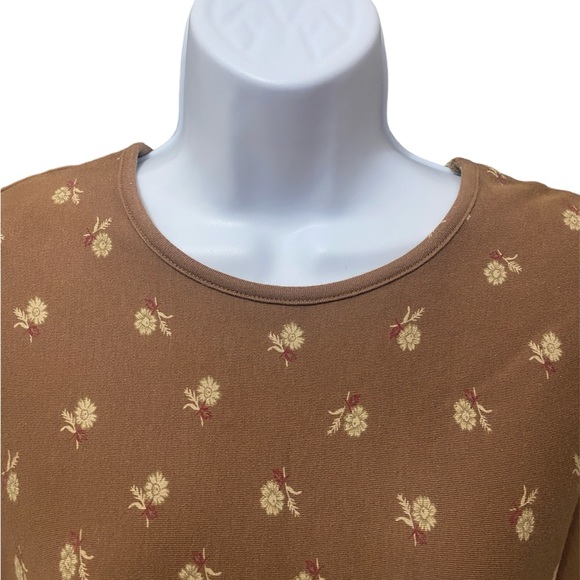 ORVIS Ladies Brown Pullover Top Like New Size Large - Picture 4 of 10